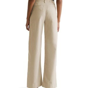 AG tailored deven Tan corduroy Wide-Leg Pants